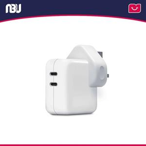 آداپتور شارژر 35 وات اپل مدل دو پورت تایپ سی 35W Dual USB-C