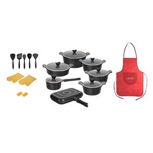 سرویس پخت و پز 24 پارچه کاندید مدل Oscar 002 Candid Cookware Set Pcs 