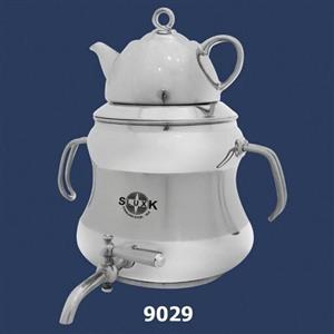 کتری قوری استیل کف چدن برند (اس لوکس) کد 9029