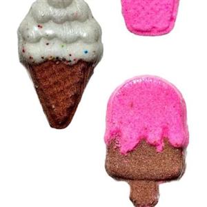 کوکتل پا مدل بستنی رنگ نارنجی رفع ترک پا و نرم کننده