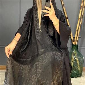 شال پتینه  مشکی دورو جنس عالی شیک و مجلسی حاشیه ریش