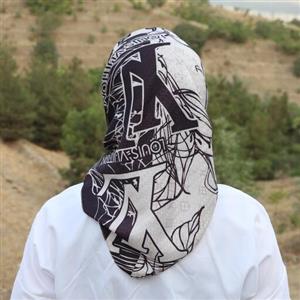 مینی اسکارف نخی. روسری نخی طرح لویی ویتون قواره 70 و 