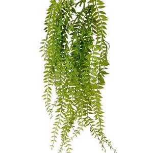 بوته برگ گل آویز مصنوعی مدل سرخس پلاستیکی