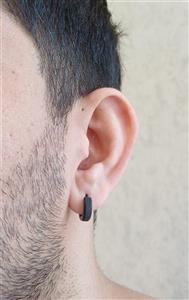 گوشواره حلقه مشکی