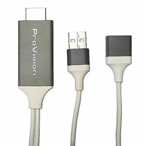 کابل تبدیل USB به HDMI پروویژن مدل MHL طول متر 