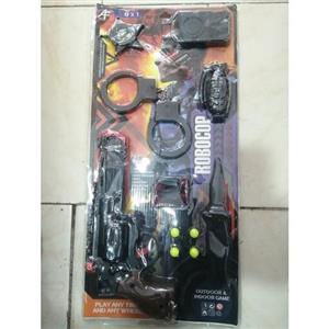 لوازم سیسمونی و اسباب بازی تفنگ ساچمه پران با گلوله های چسبی و پلاستیکی و توپی و لوازم جانبی