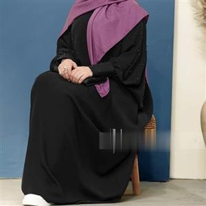 مانتو عبایی الیزه ،کرپ الیزه درجه یک فری سایز از 38 تا  56