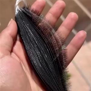 مژه ریسه ای...مشکی و رنگیتک و عمده