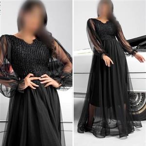 لباس مجلسی لمه بارکدی مدل تاانیا