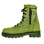 کفش کوهنوردی چرم طبیعی دست دوز مدل Timberland رنگ سبز