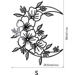 آینه دکوذاتیو پدیده پلاس مدل مهریماه سایز30سانت
