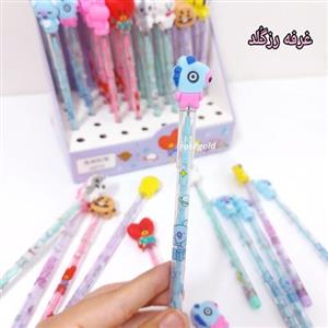 مداد فشنگی فانتزی طرح مانگ طرح بدنه کوکی مداد فانتزی خاص