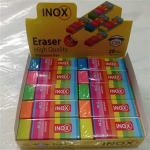 پاک کن رنگی اینوکس  سایز 20 (تکی)