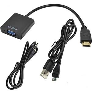 تبديل با كابل صدا (مخصوص پلی استیشن) HDMI TO VGA