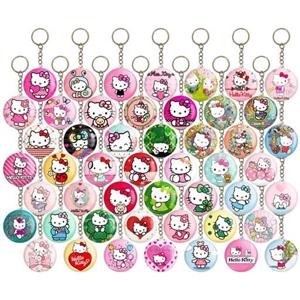 جاکلیدی خندالو مدل هلو کیتی Hello Kitty کد 55 مجموعه 50 عددی