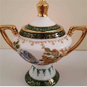 قندان زیبا وخاص سبز رنگ طرح ایتالیا