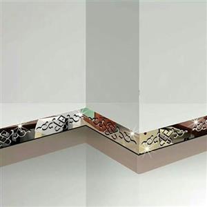 اینه دکوراتیو پدیده پلاس مدل ورساچه سایز 60در8 سانت بسته 8 عددی
