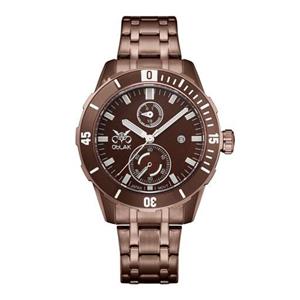 ساعت مچی عقربه ای مردانه اوبلاک مدل 72721 رنگ  کافی صفحه کافی