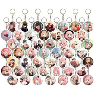 جاکلیدی خندالو مدل  انیمه اسپای ایکس فمیلی Spy X Family کد 80 مجموعه 50 عددی