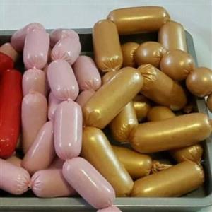سوسیس بوقلمون خانگی نیم کیلویی