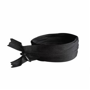 زیپ مخفی 50 سانتی متری مشکی رنگ (دنده پلی استر)