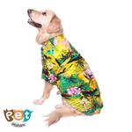 لباس سگ  مدت تیشرت تابستان مدل هاوایی در طرح متنوع سایز 6x