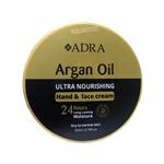 کرم کاسه ای دست و صورت آدرا حاوی روغن آرگان 200 میلی لیترAdra Argan Oil Moisturizing Cream 200 ml