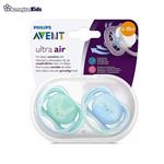 پستانک سیلیکونی ۶ تا ۱۸ ماه Philips Avent طرح خرگوش و جوجه تیغی