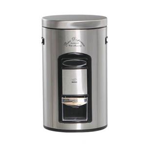 سطل برنج پیمانه دار 10 کیلویی بهازکالا استیل (درب استیل)