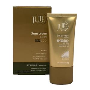 کرم ضد آفتاب رنگی SPF50 مناسب انواع پوست ژوت 40 میل-بژ طبیعی