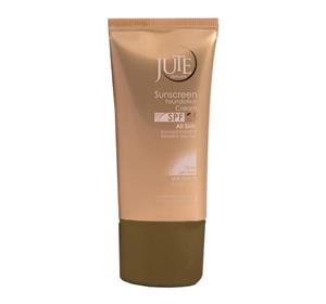 کرم ضد افتاب رنگی SPF25 مناسب انواع پوست ژوت 40 میل بژ روشن Jute Sunscreen Foundation Cream 