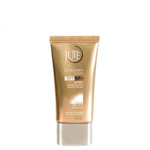 کرم ضد افتاب رنگی SPF50 مناسب انواع پوست ژوت 40 میل بژ روشن Jute Sunscreen Cream 