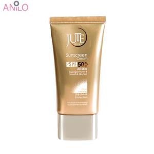 کرم ضد افتاب رنگی SPF50 مناسب انواع پوست ژوت 40 میل بژ روشن Jute Sunscreen Cream 