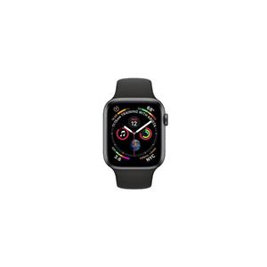 ساعت هوشمند اپل واچ سری 4 مدل 44 میلی متری با بند مشکی و بدنه آلومینیومی خاکستری Apple Watch Series 4 44mm Space Gray Aluminum Case with Black Sport Band
