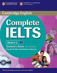 کتاب زبان Cambridge English Complete IELTS Student Book B1 همراه با کتاب کار و CD انتشارات کمبریج 