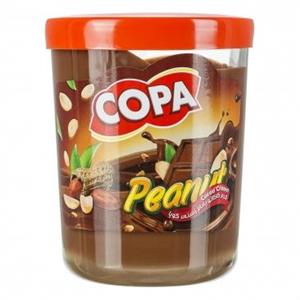 شکلات صبحانه کرم کاکائو بادام زمینی 250 گرمی شیشه ای کوپا 