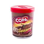 شکلات صبحانه کرم کاکائو کنجدی 250 گرمی شیشه ای کوپا