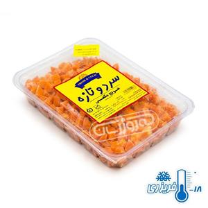 هویج مکعبی منجمد 500 گرمی سرد و تازه Sardotaze Frozen Carrot 500gr