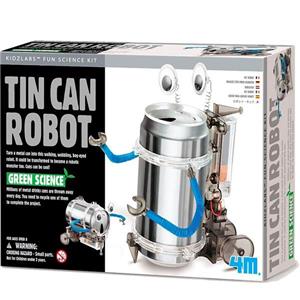 کیت آموزشی 4ام مدل روبات قوطی نوشابه کد 03270 4M Tin Can Robot 03270 Educational Kit