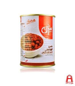 کنسرو لوبیا چیتی با قارچ بیژن 380 گرم Bijan Canned Pinto Beans with Mashroom gr 