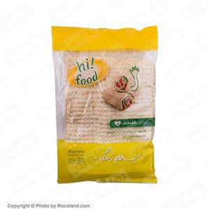 نان لواش کم نمک اندازه بزرگ 10 عددی 300 گرمی های فود Hi Food Low Salt Lavash Bread 300gr 