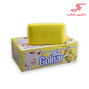 صابون حمام با رایحه لیمو حاوی روغن نارگیل 6 عددی 780 گرمی گلنار 