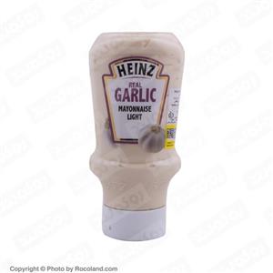 سس مایونز Light با طعم سیر 400 میلی لیتری Heinz