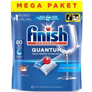 قرص ماشین ظرفشویی فینیش کوانتوم 80 عددی Finish Quantum MEGA PAKET