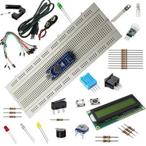 کیت سرگرمی الکترونیک مدل  AD00126-4 in 1 مهندسیکا AD00126  Electronics Learning Kit 4 in 1