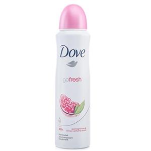  اسپری ضد تعریق زنانه داو مدل با رایحه انار و به‌لیمو  Go Fresh 250 ml