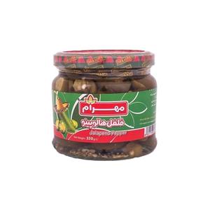 ترشی فلفل هالوپینو 330 گرمی مهرام Mahram Jalapeno Papper 330 Gr