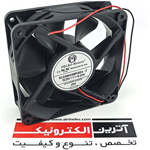 فن 38*120*120  24VDC بلبرینگی 0.37 آمپر  پلکو 3300 دور