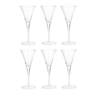 لیوان پایه بلند الیکا کد 10117 بسته 6 عددی Elica 10117 Glass 6 Pcs