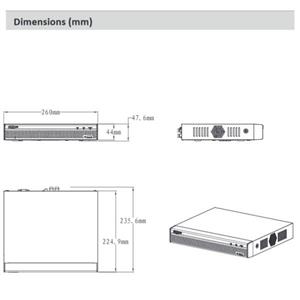 دستگاه ضبط کننده ویدیویی DVR چهارکانال داهوا مدل XVR5104HS-4M 4ch Dahua Digital Video Recorder